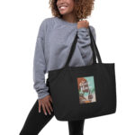 The Orange Blossom Large Organic Tote Bag
